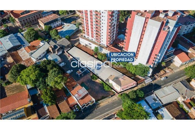 Hermoso terreno de 929 m2 con oficinas sobre la avenida mcal lopez y tacuary