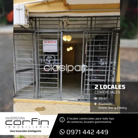 2 locales comerciales de 28 m2 c/ local con baño privado y a.a. C/u, sobre 3ra. Y oleary — foto 2