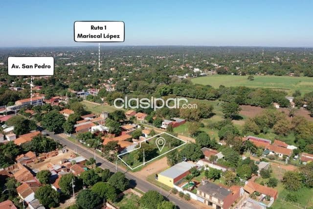 En venta 2 terrenos amplios en esquina en la ciudad de San Lorenzo