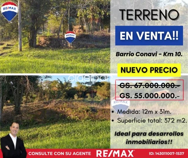 Se VENDE terreno, lote número 5, ubicado en el barrio CONAVI km 10, foto 2