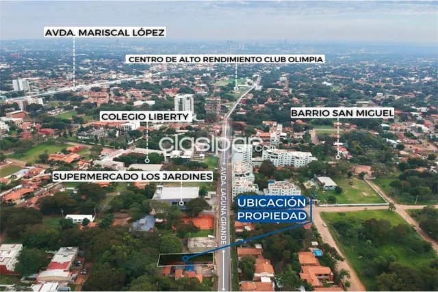 Terreno - Venta - Paraguay Central Fernando de la Mora En venta terreno de 439m2 sobre lag, foto 2