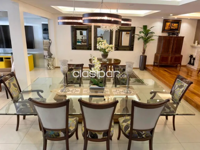 Villa Morra: Distinguida residencia, 4 niveles, c/ ascensor, jardín, piscina, 4.000 usd — foto 3