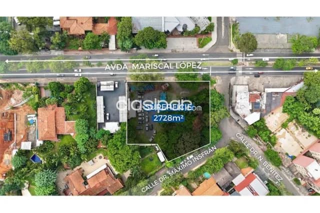 Terreno de 2.728 m2 s/ avda. Mariscal lopez c/madame lynch a mtrs de la muni asunci, foto 4