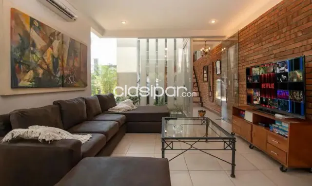 Ykua sati la galería, opc. Amoblada: Elegante residencia, 3 dormit, gran jardín, piscina, foto 4