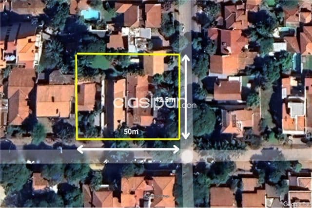 Terreno esquina 2125m2 zona del sol s/ federacion rusa a 300 mtrs del shop.del sol