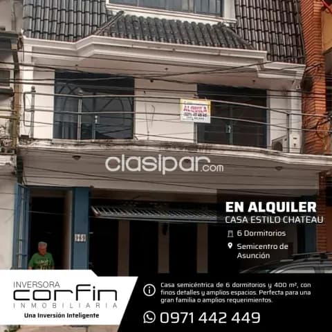 Casa semicéntrica de 6 dormitorios, 2 plantas,400 m2 cons, z/ universidad autonoma de asun — foto 2