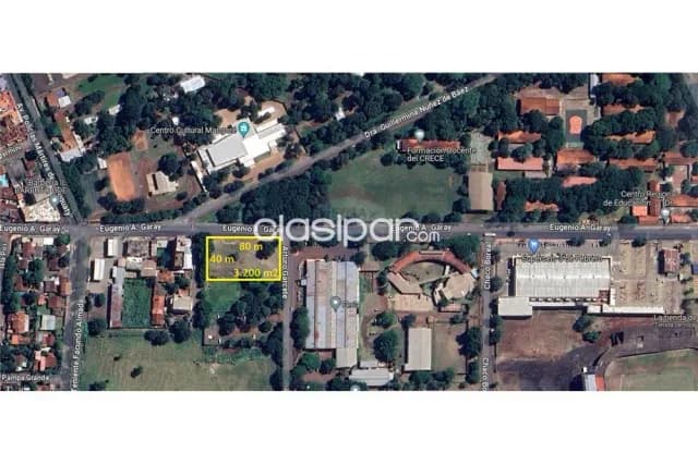 Terreno comercial 3.200 m2 doble esquina c/80 mtrs frente s/avda.eugenio a garay-cde, foto 5