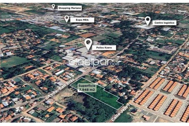Terreno de 8.000 m2 s/ avda.san blas - Mariano Roque Alonso — foto 3