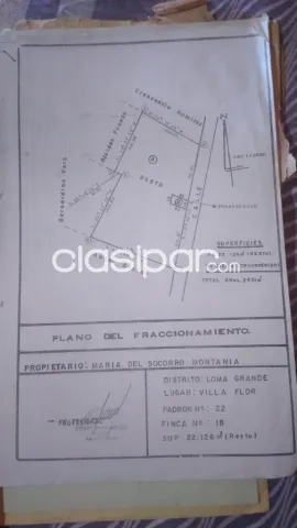 2,5 ha.de campo en zona villa flor-loma grande, foto 2