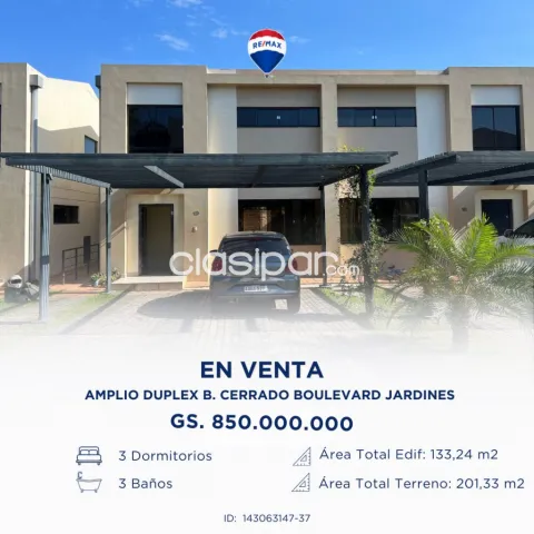En venta amplio duplex en barrio cerrado boulevard jardines, foto 2
