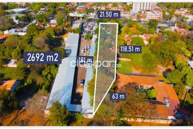 Terreno de 2.692 m² sobre mcal. López*