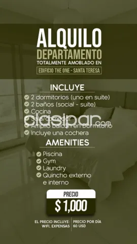 Dpto. Todo amoblado, en Edificio The One Cod:CL894, foto 2