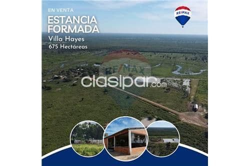 Estancia formada en villa hayes