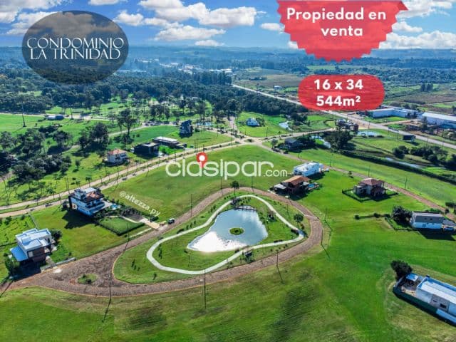 lote de 544 m2 en el Condominio Cerrado La Trinidad
