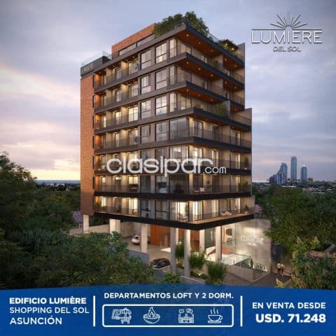 Edificio lumiere del sol: Tu departamento con la ubicación perfecta. A 50m del shopping ✨