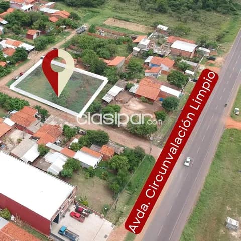Terreno en Esquina en Limpio Santa Lucía a 20 metros de la ruta Circunvalación 1.389 m2 — foto 4