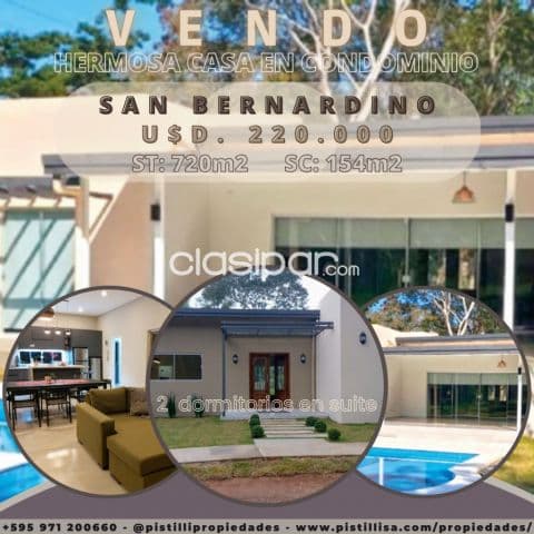 Casa a estrenar amoblada y equipada San Bernardino