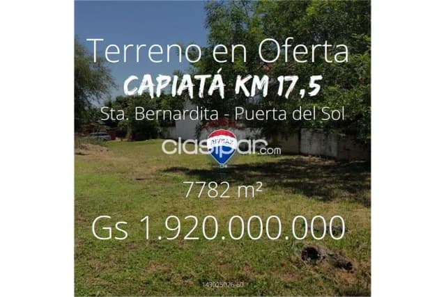 Oportunidad de inversión en oferta con 25% menos. Terreno en CAPIATA, foto 2