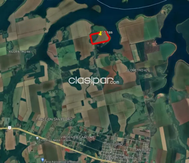 59 has. s/el Lago en Yguazu – Alto Parana, foto 2