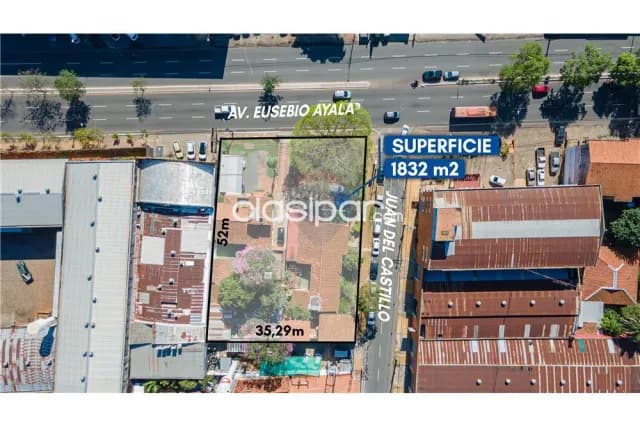 Terreno 1.832 m2 esquina s/ avda. Eusebio ayala y juan del castillo z.luminotecnia, foto 2