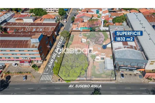 Terreno 1.832 m2 esquina s/ avda. Eusebio ayala y juan del castillo z.luminotecnia, foto 3