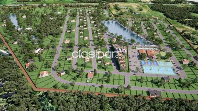 De lote en barrio cerrado bosque lago - chacoi