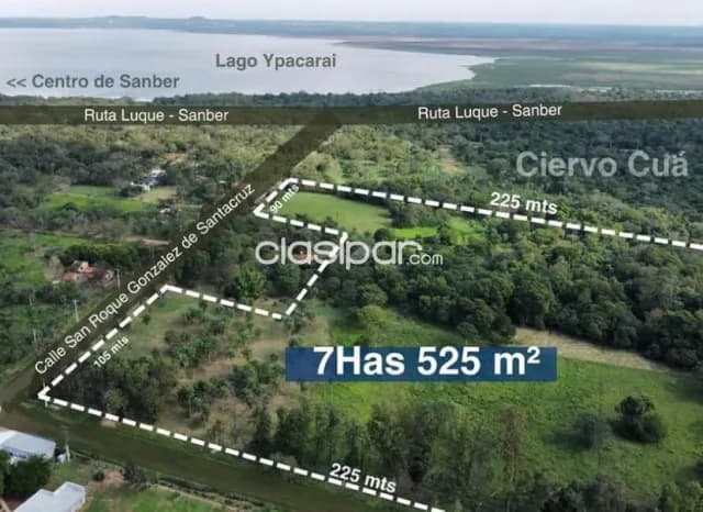 Terreno Rural en Ciervo Cuá con vistas al Lago Ypacarai - 7 Ha, foto 2