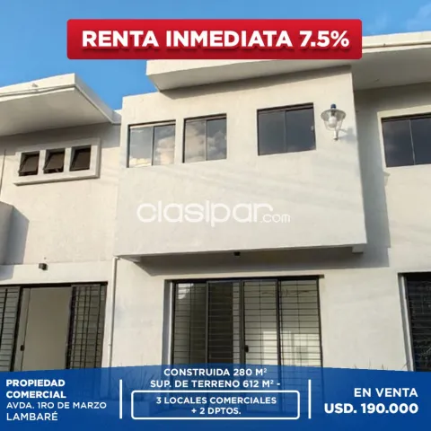 3 locales comerciales con deptos. 🔥renta inmediata de 7.5%.🔥 Lambaré — foto 3