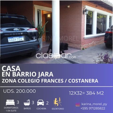 Casa en Barrio Jara. Zona cole Frances