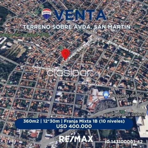 Terreno sobre San Martín, foto 4