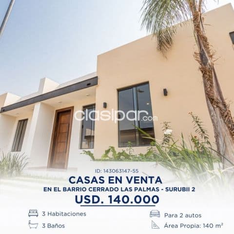 Casas a estrenar barrio cerrado las palmas — foto 1