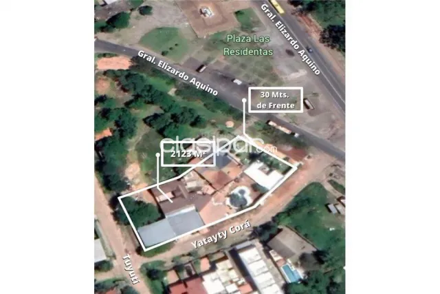 Terreno de 2123 mts2 con salida a 3 calles 1,500,000 usd paraguay central Luque, foto 2
