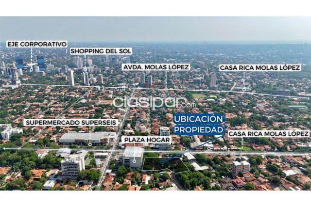 Importante terreno sobre santisima Trinidad