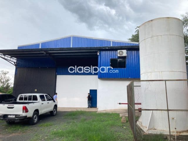 Mr alonso, remanso: 1.000 m2 a estrenar, deposito + oficina, ubic. Ideal, 15.000.000 gs