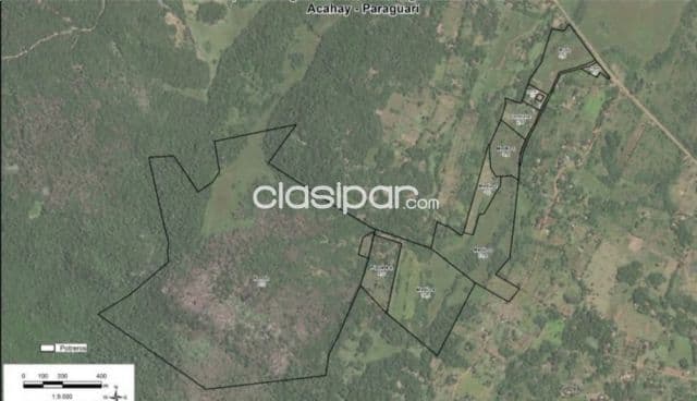 166 ha s/asfalto ruta carapegua - acahay c/ 200 mtrs de frente ideal p/toda activid