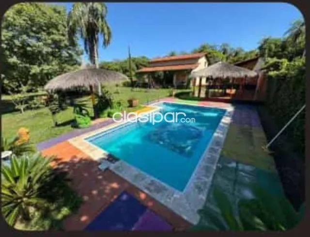 Piribebuy: 3.456 m2, hermosa quinta, 1er nivel, 8 terrenos, residencia, piscina, foto 5