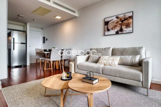 Sky tower, sta. Teresa: Elegante dpto, 1 dormit, amoblado y equipado, amenities, piscina — foto 3