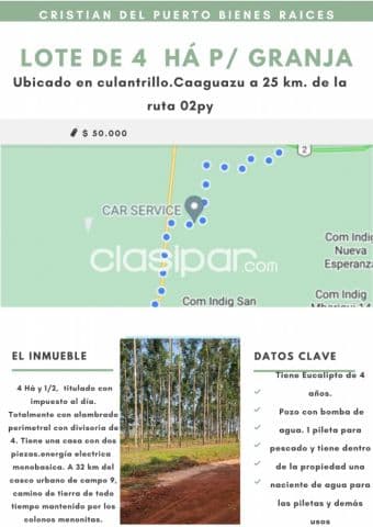 granja de 4 hectareas en culantrillo, zona campo 9