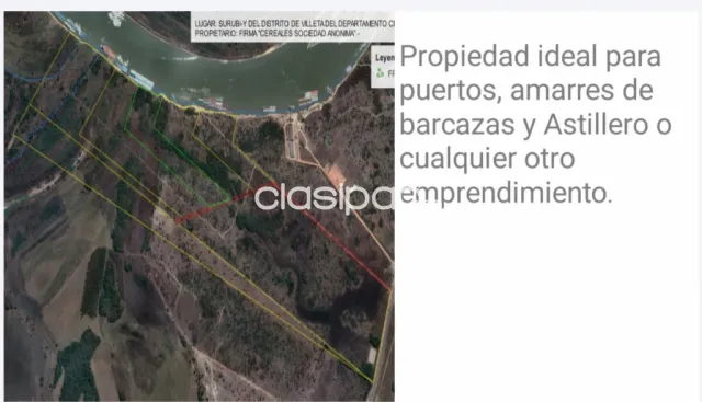 Villeta, alberdi s/ rio paraguay: 111 has ideales p/ explotación portuaria, foto 4