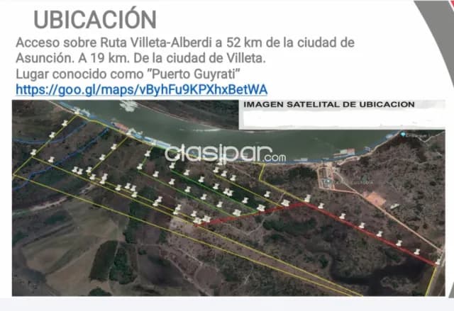 Villeta, alberdi s/ rio paraguay: 111 has ideales p/ explotación portuaria, foto 5