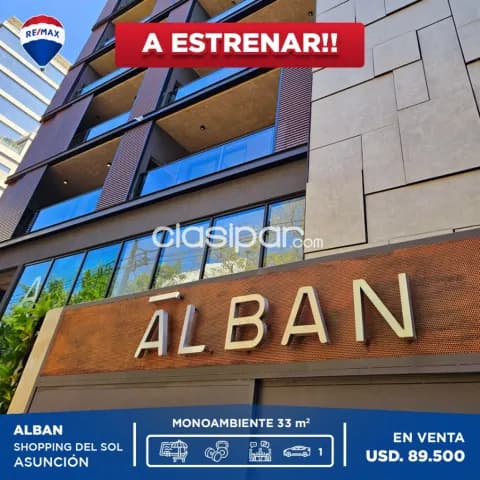 Departamento monoambiente a estrenar en el edificio alban. Zona shopping del sol✨✨, foto 2