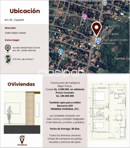 Casa a estrenar en Capiatá zona jardin aleman — foto 2