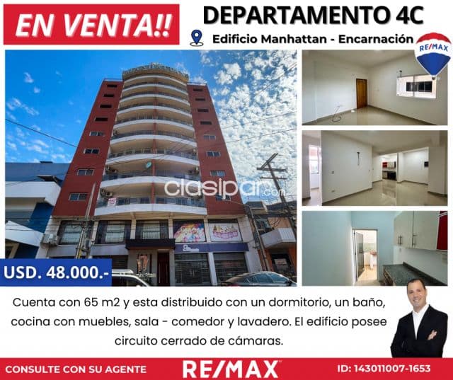 Departamento N° 4C ubicado en el Edificio Manhattan