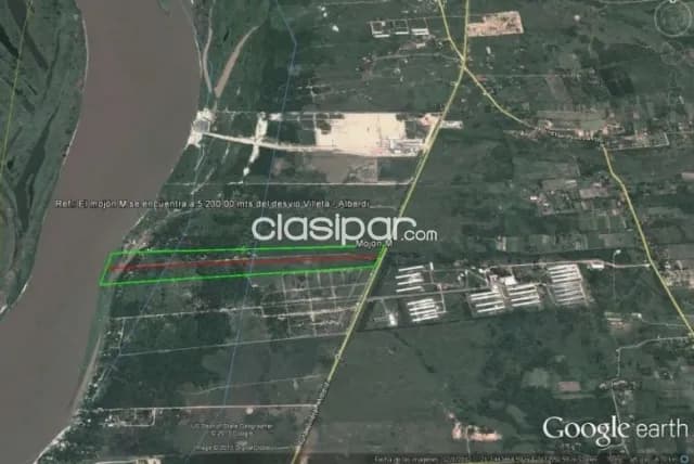 Villeta, alberdi, prox. Pto seguro: 24 has, barranca alta, s/ rio, p/ astilleros, puertos, foto 2