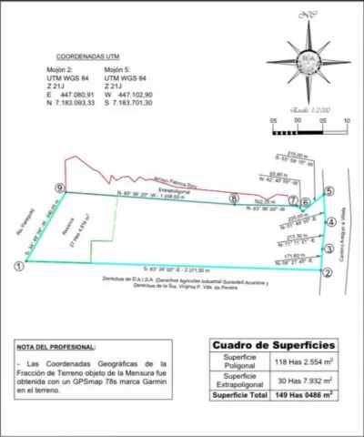 Ypané s/ rio paraguay: Importantes 27,5 has p/ puertos, industrias, amarrederos — foto 3