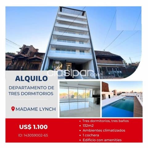 Z/ Las Lomas, molas lopez: Impecable depto. 3 dormit, super residecial, cochera, amenities, foto 1