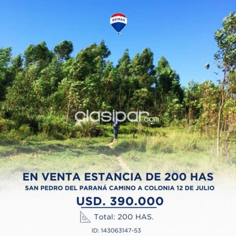 Baja De Precio 200 Has En San Pedro Del Parana, foto 1