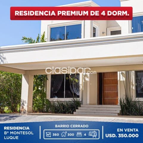 Residencia en country club montesol en Luque