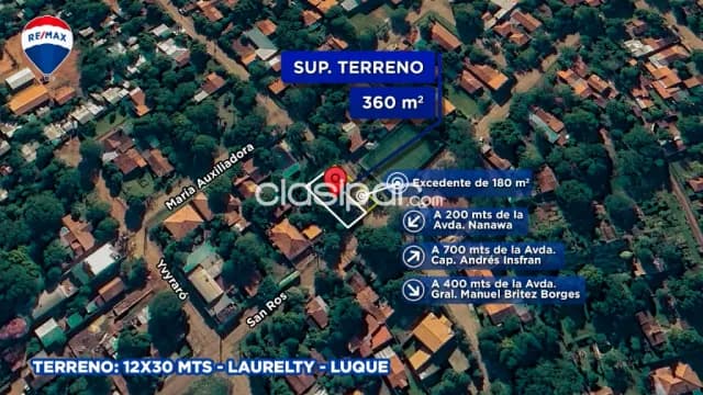 📣terreno en esquina con excelente ubicación en el barrio laurelty Luque📣 — foto 2
