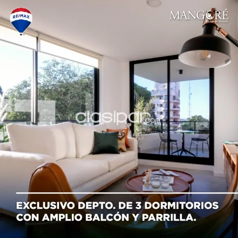 Depto en Asunción de tres dormit. Edif. Mangore, foto 3